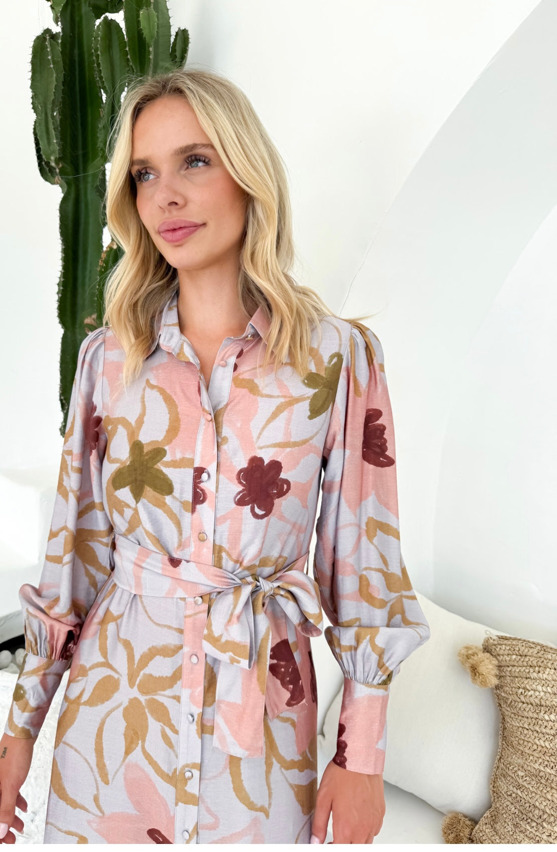 Fria Printed Dress