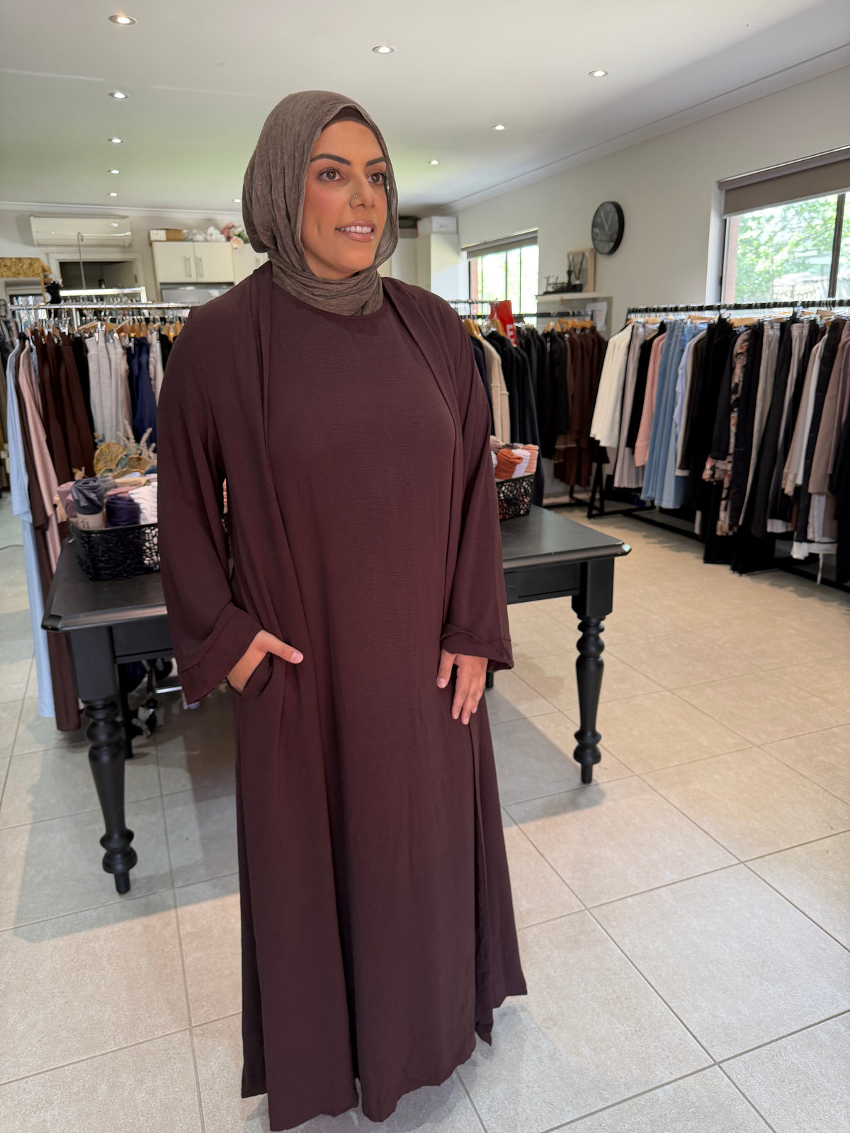 Sleeveless Dress Abaya