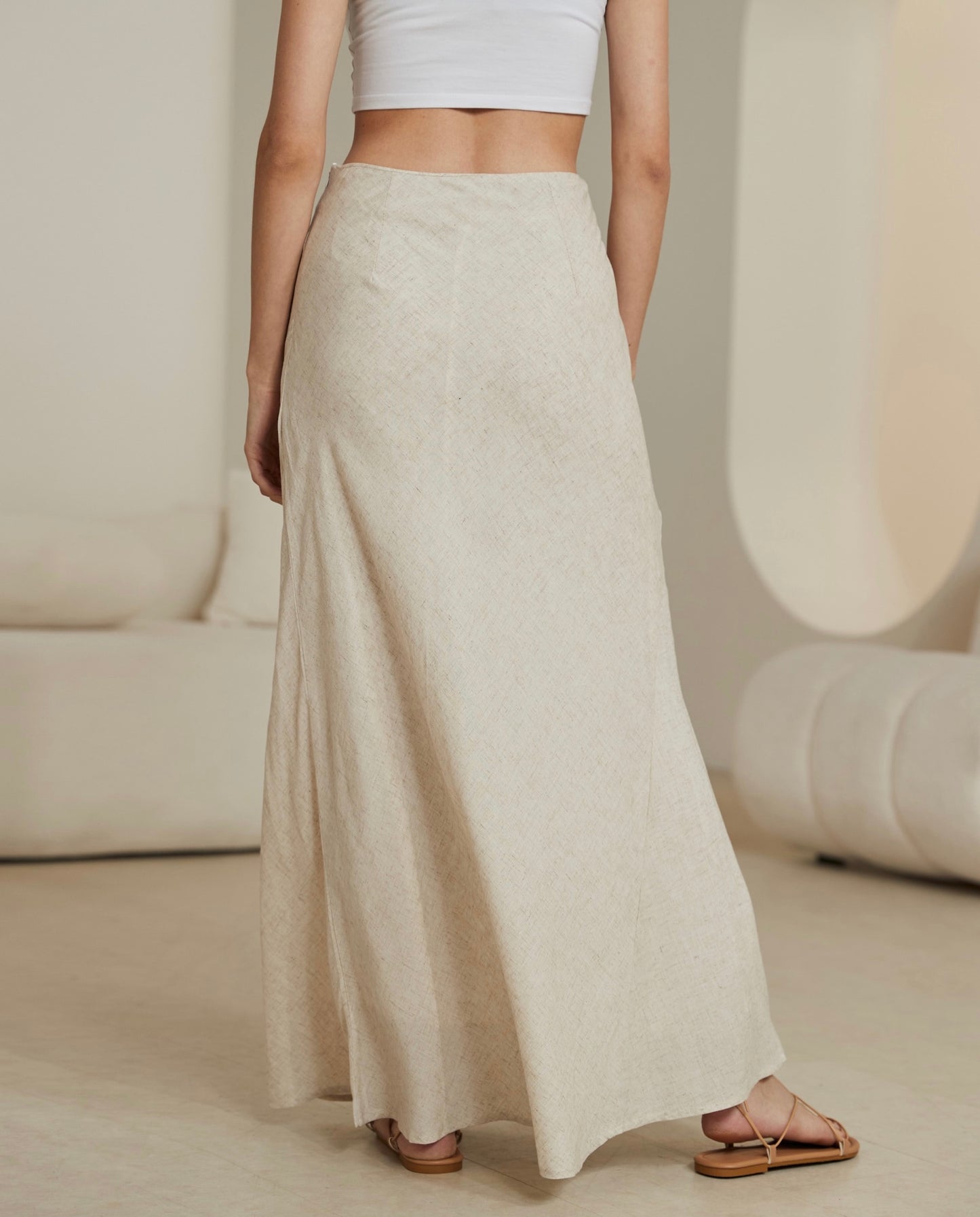 Lamia Linen Skirt