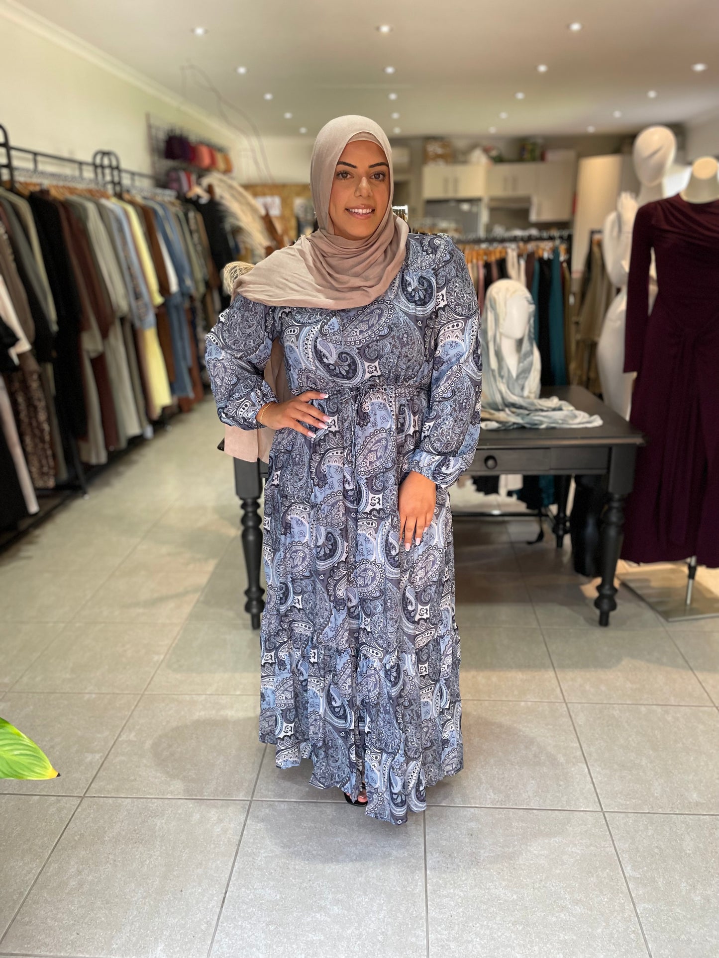 Paisley Print Maxi