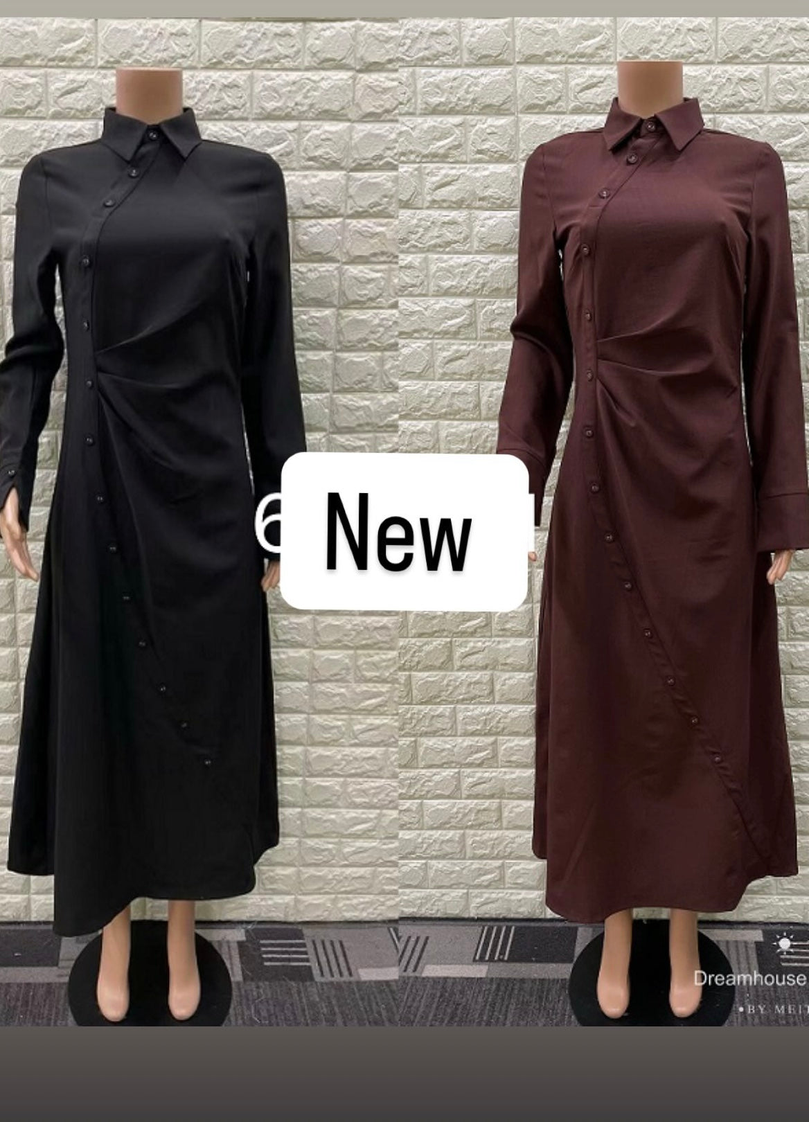 Rouba Button Dress
