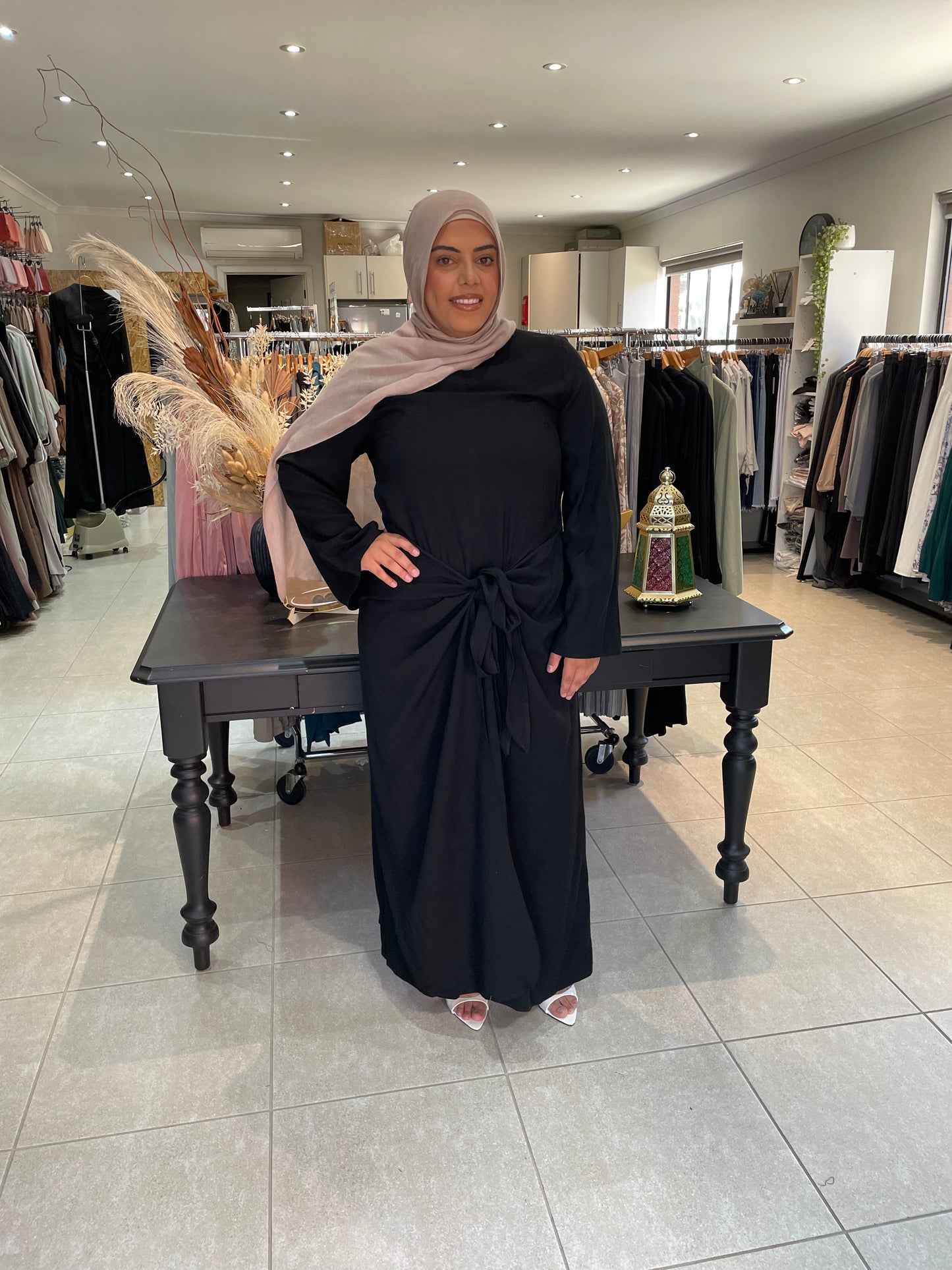 Zuhalia Linen Dress