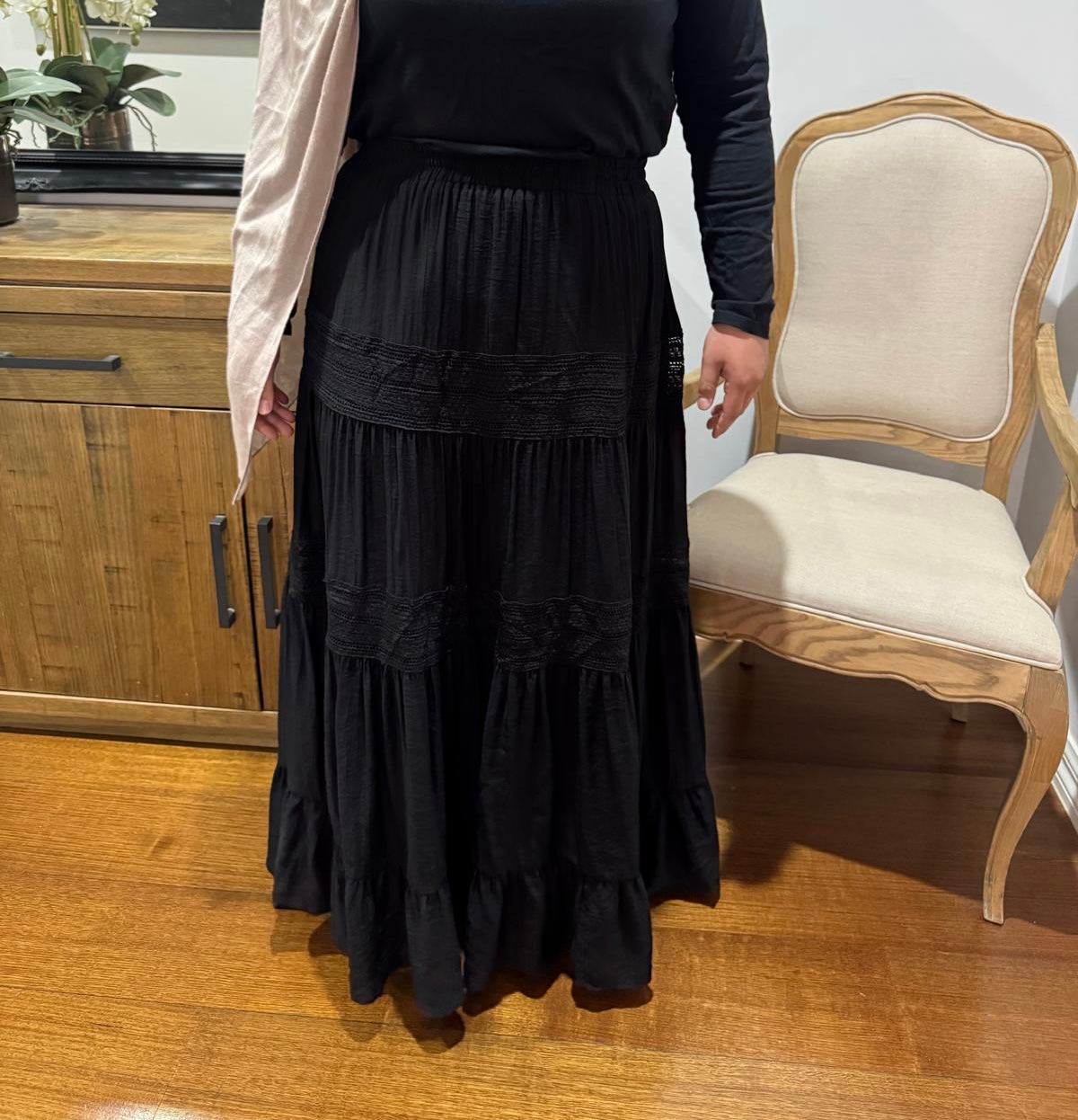 Lace Detailed Skirt