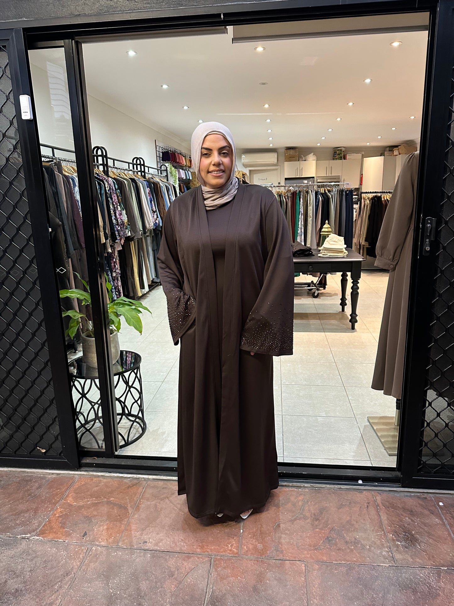 Tie Front Abaya