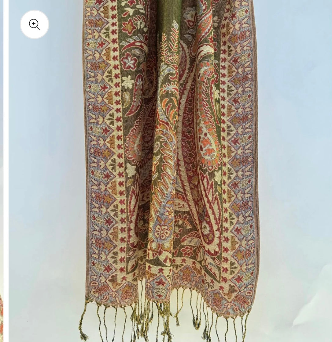 Pashmina - Olive