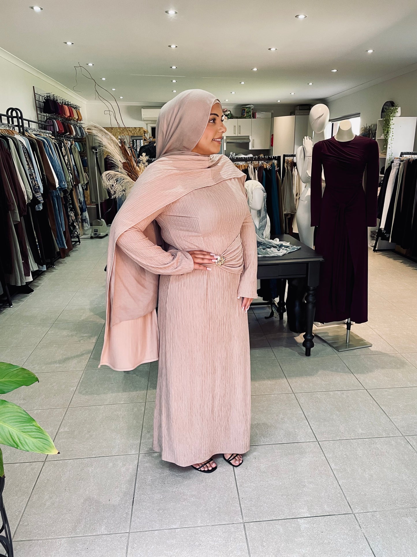 Hillary Shawl Dress