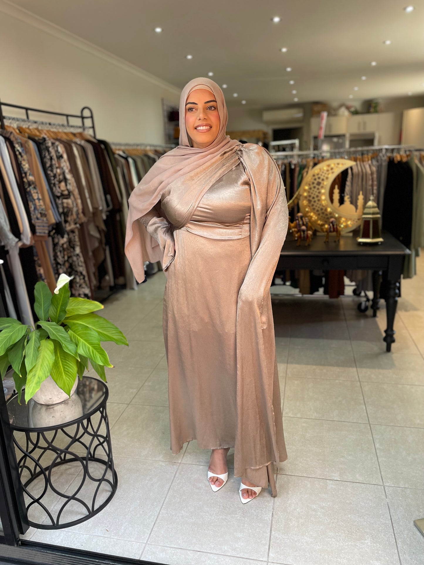 Side Drape Maxi