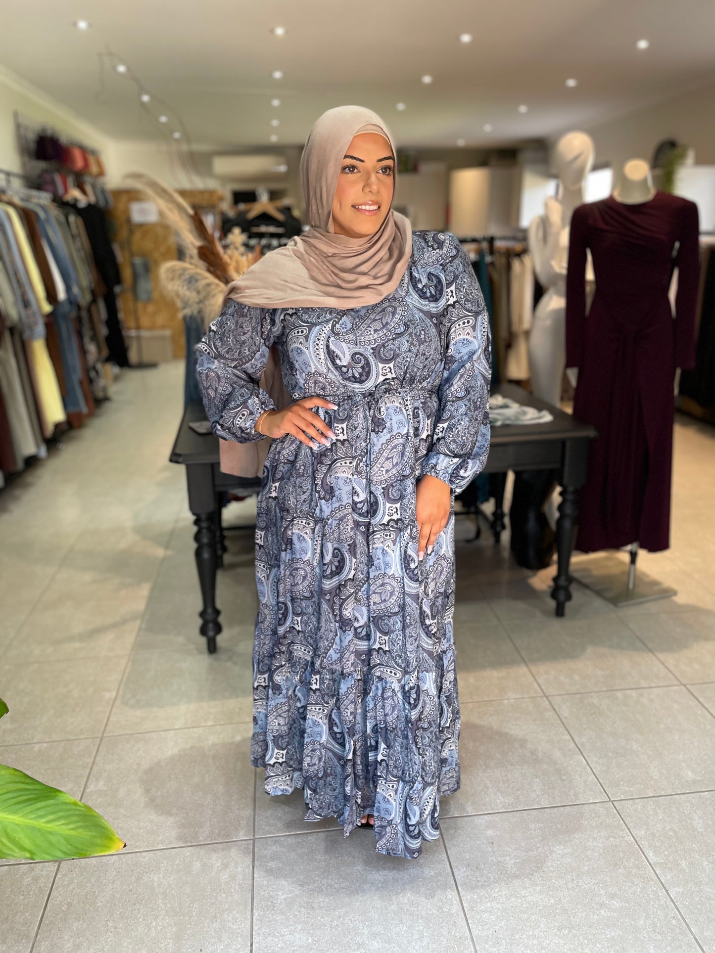 Paisley Print Maxi