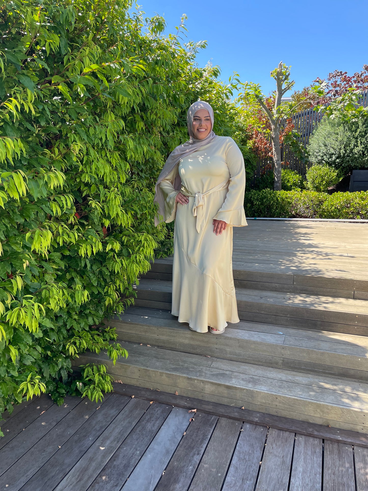 Beatrice Satin Dress