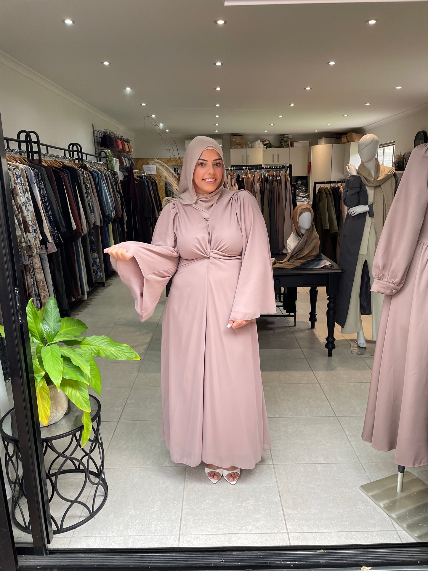 Twist Front Dress