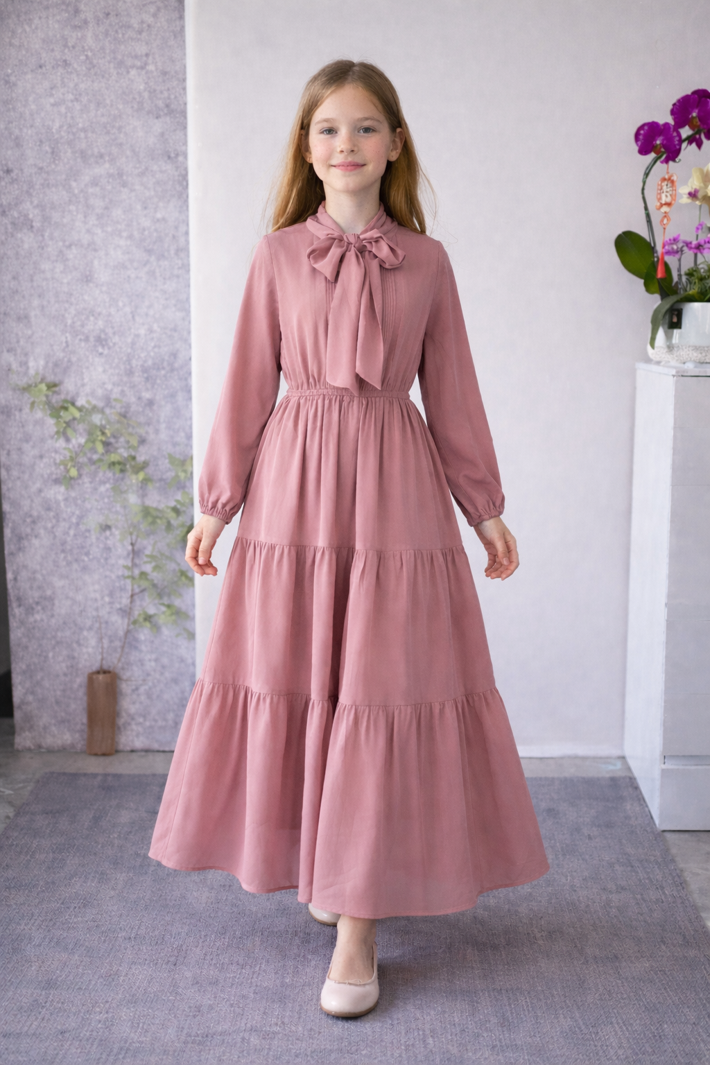 Juju Dress - Dusty Pink