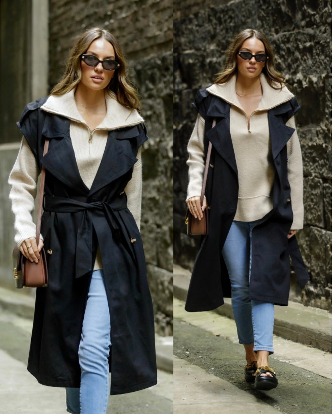 Milan Sleeveless Trench