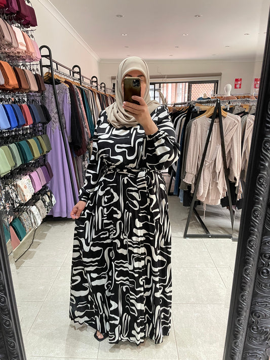 Noura Pleated Dress