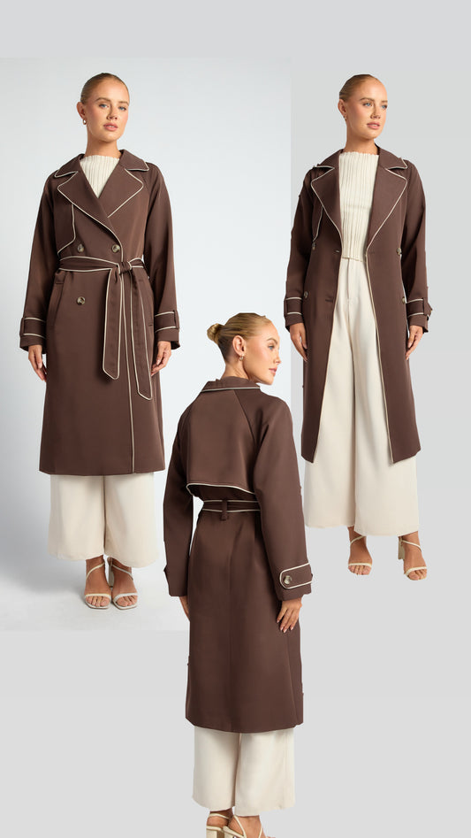 Bella Trench - Espresso