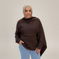 Gabby jumper with shawl