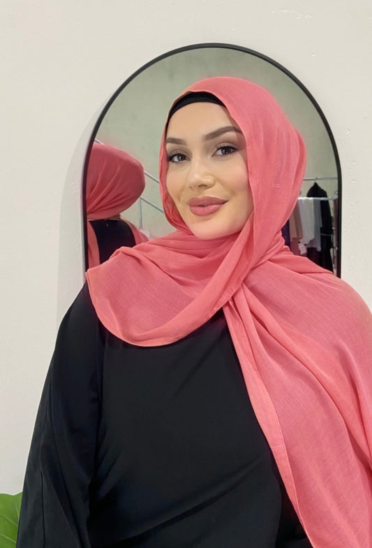 Chiffon Shawl - Melon