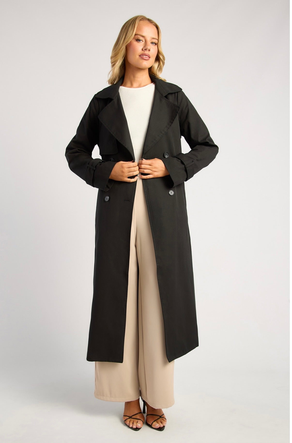 Emni Trench - Black