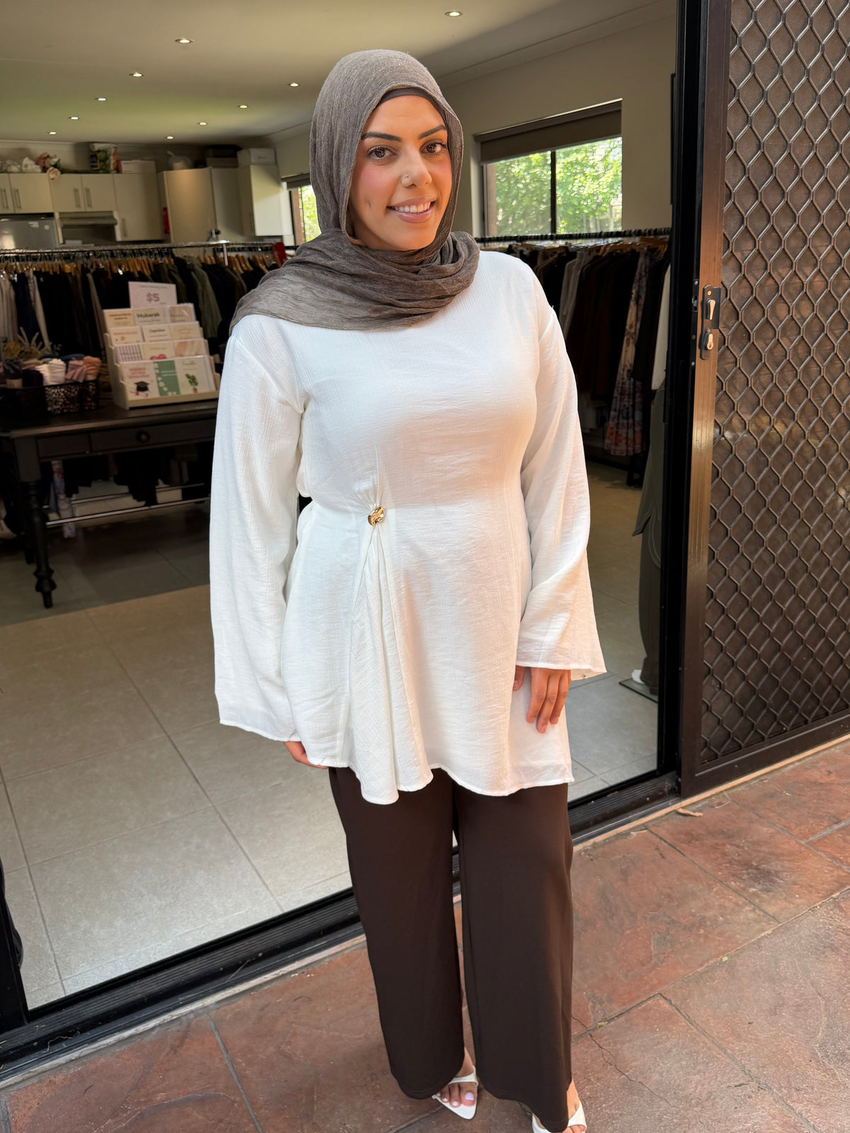 Chad Button Top