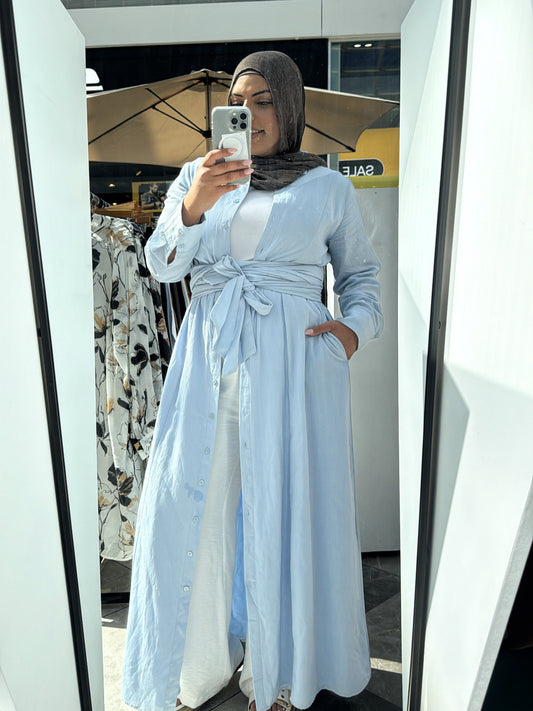 Heidi Dress - Sky Blue