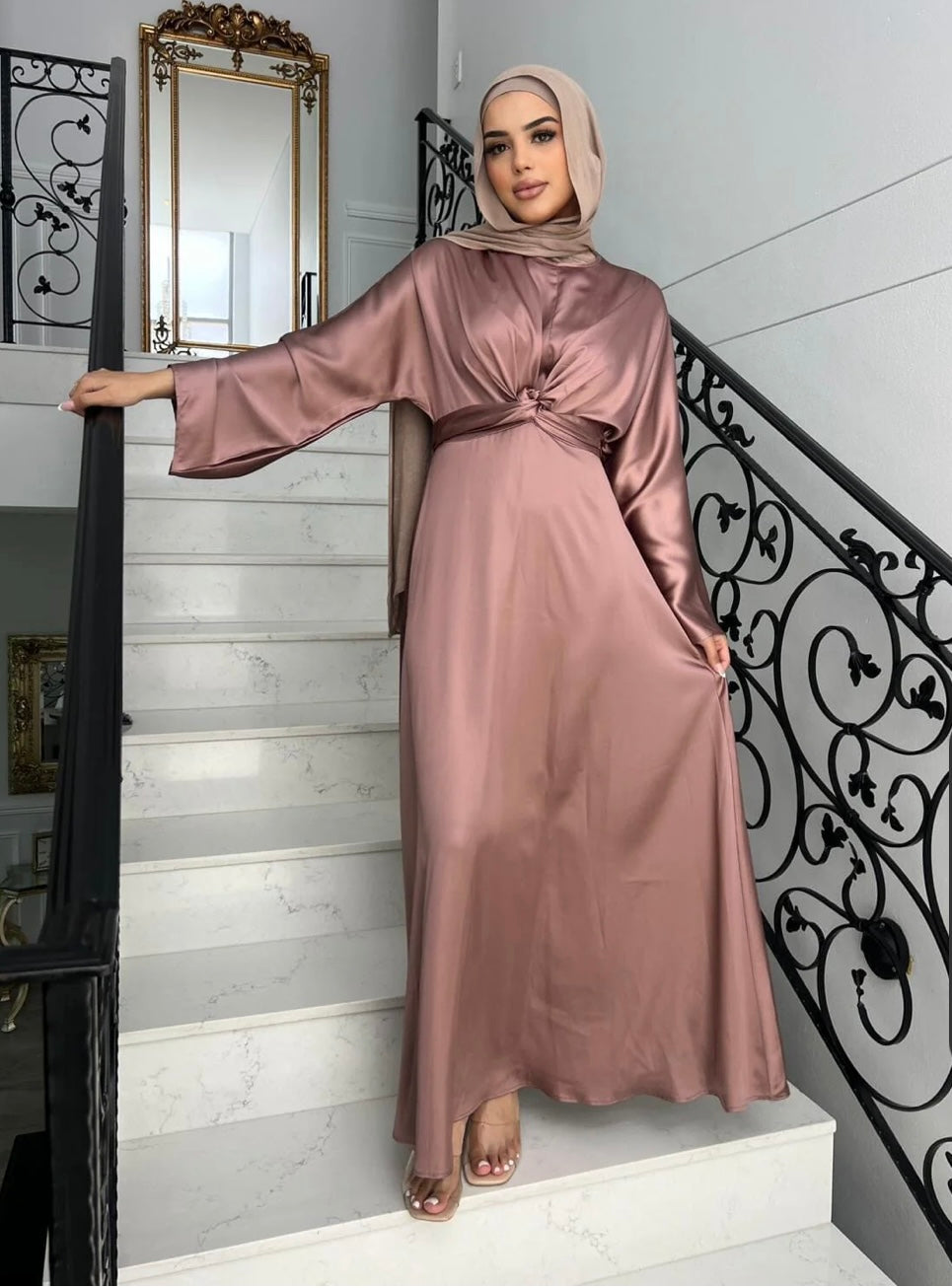 Olivia Satin Dress