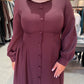Side gathered dress