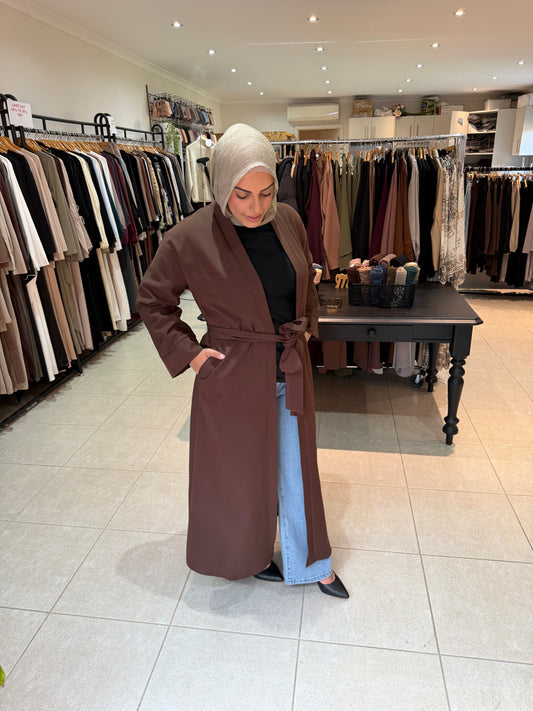 Farah Cape - Chocolate