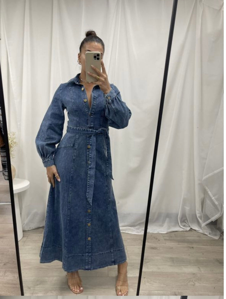 Isabella Denim Dress