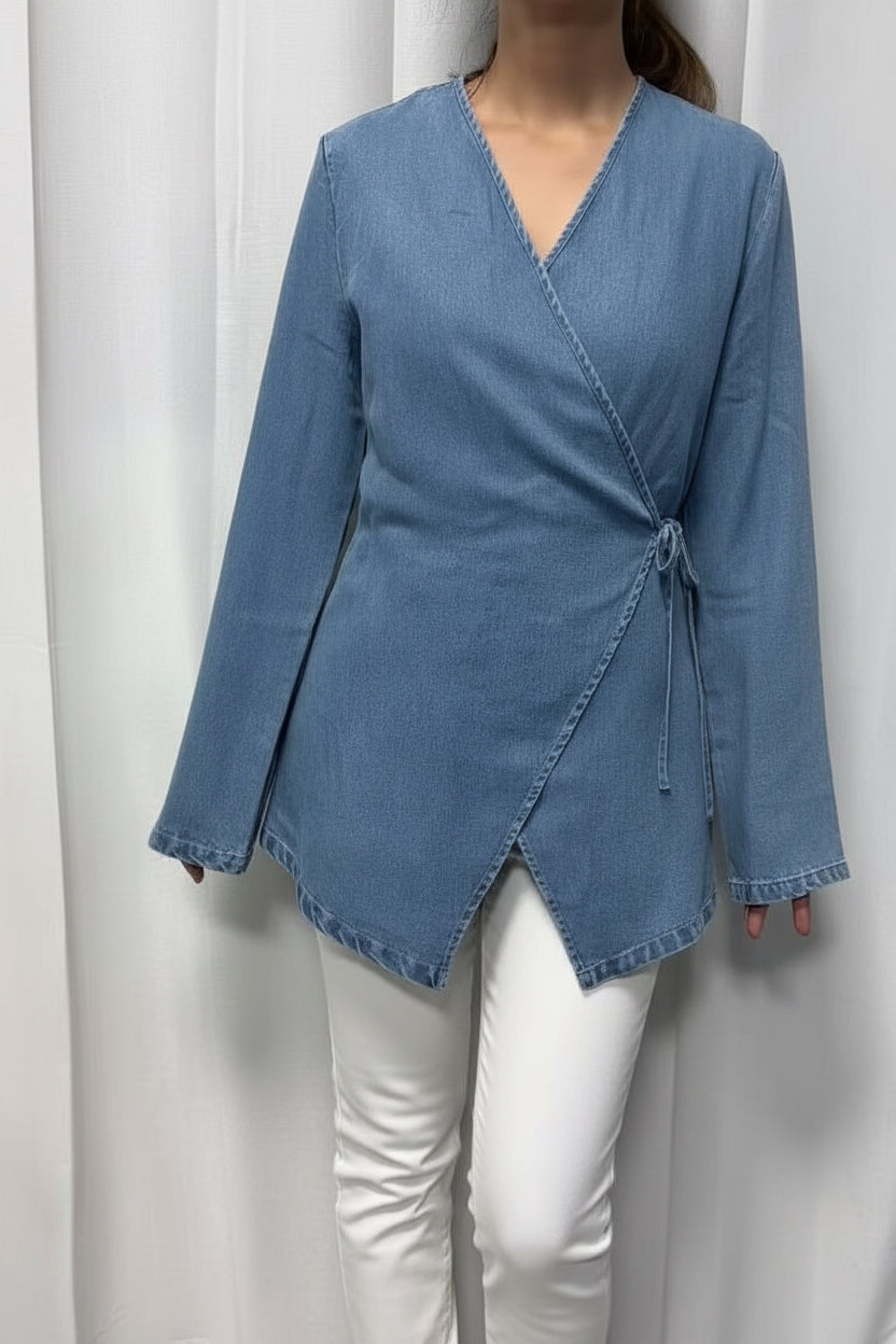 Fadili Denim Top