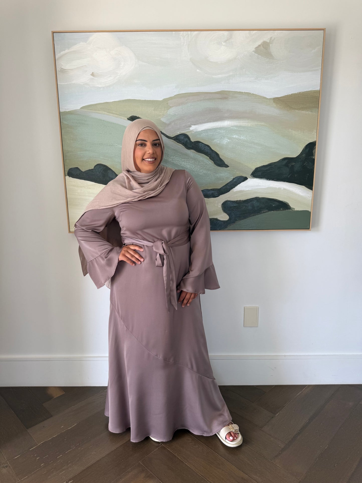 Beatrice Satin Dress