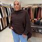Gabby jumper with shawl