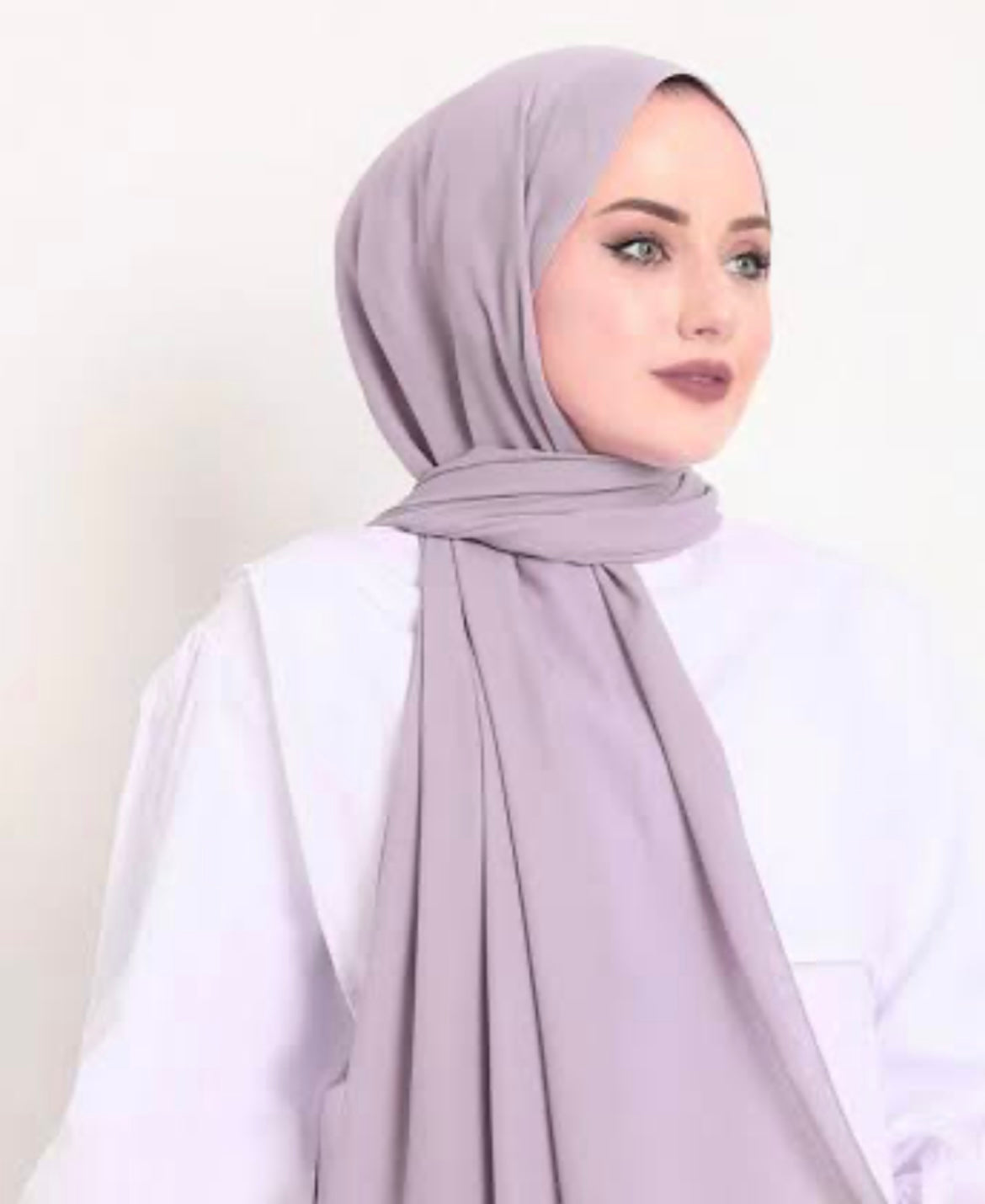 Chiffon Shawl - Pale Lilac
