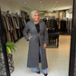 Tweed Cape - Charcoal