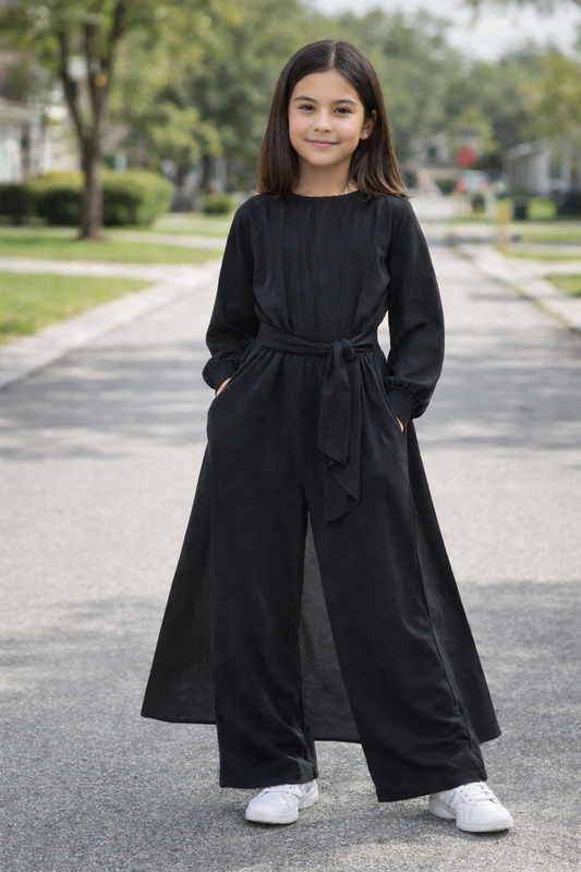 Norah Pants Set - Black