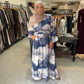 Blue Print Dress