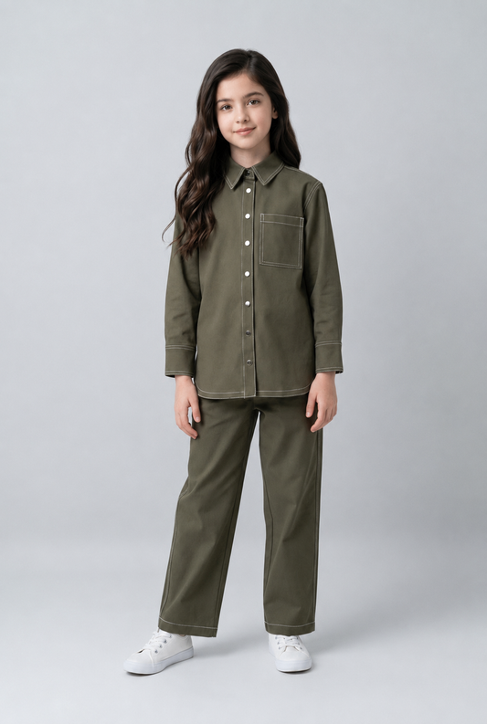 Girls Ponte set