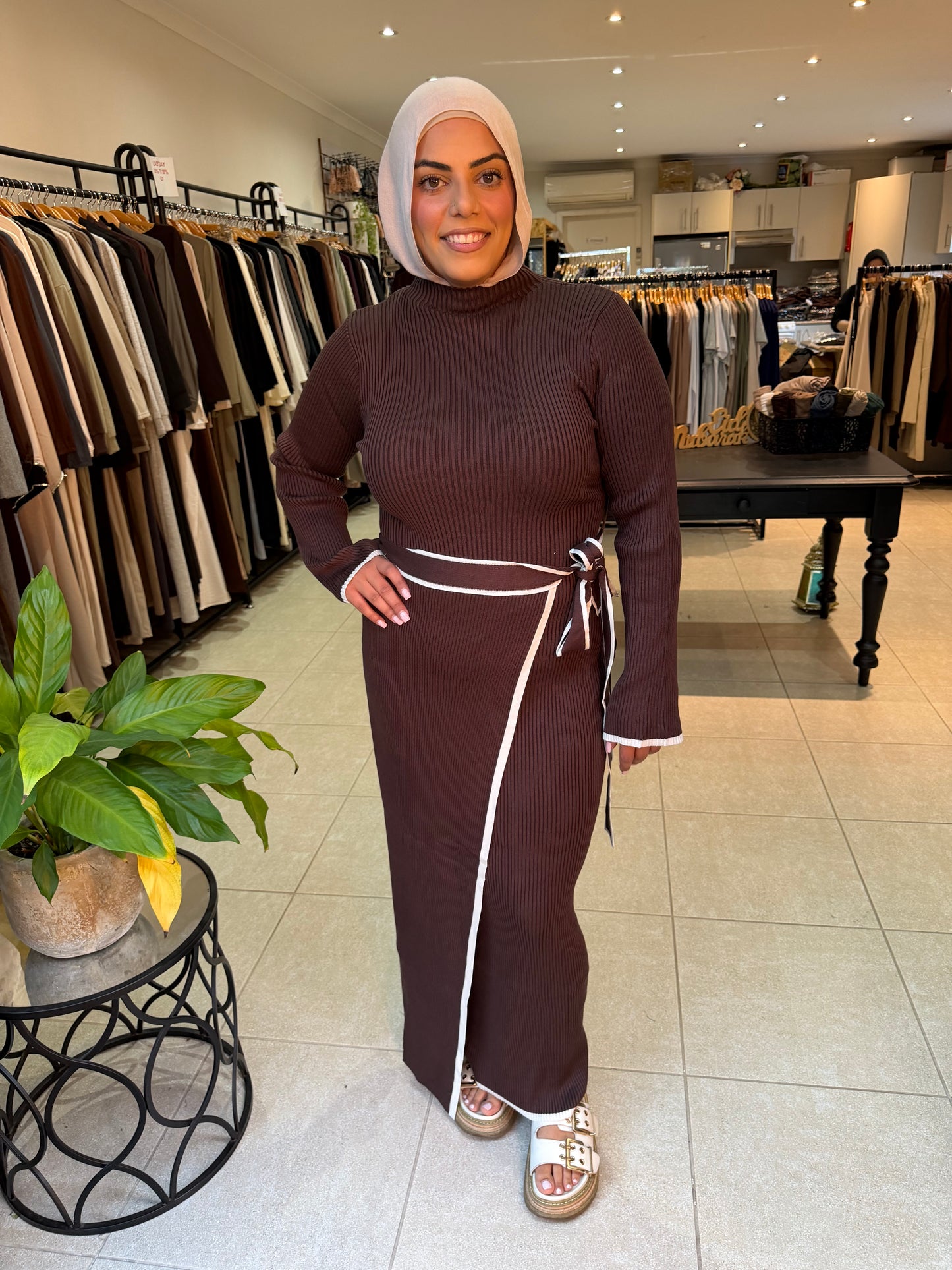 Wrap Knit Dress