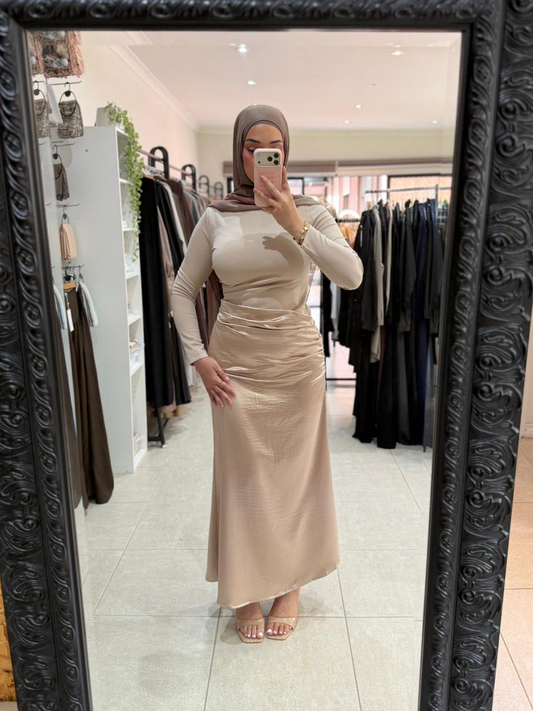 Sophia Dress - Champagne