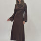 Uzma Dress - Chocolate