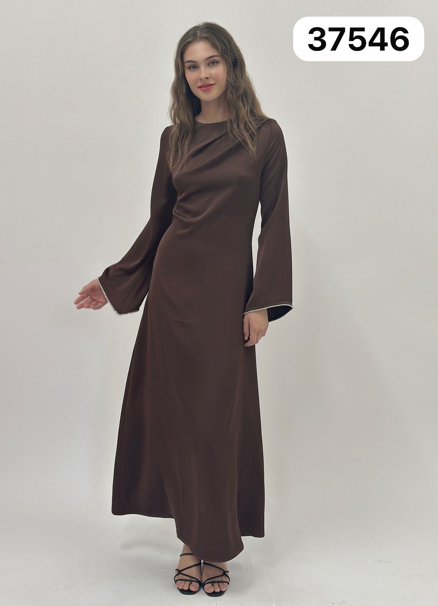 Uzma Dress - Chocolate