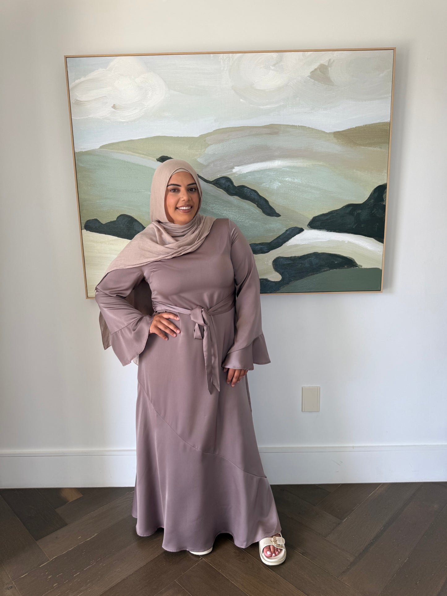 Beatrice Satin Dress