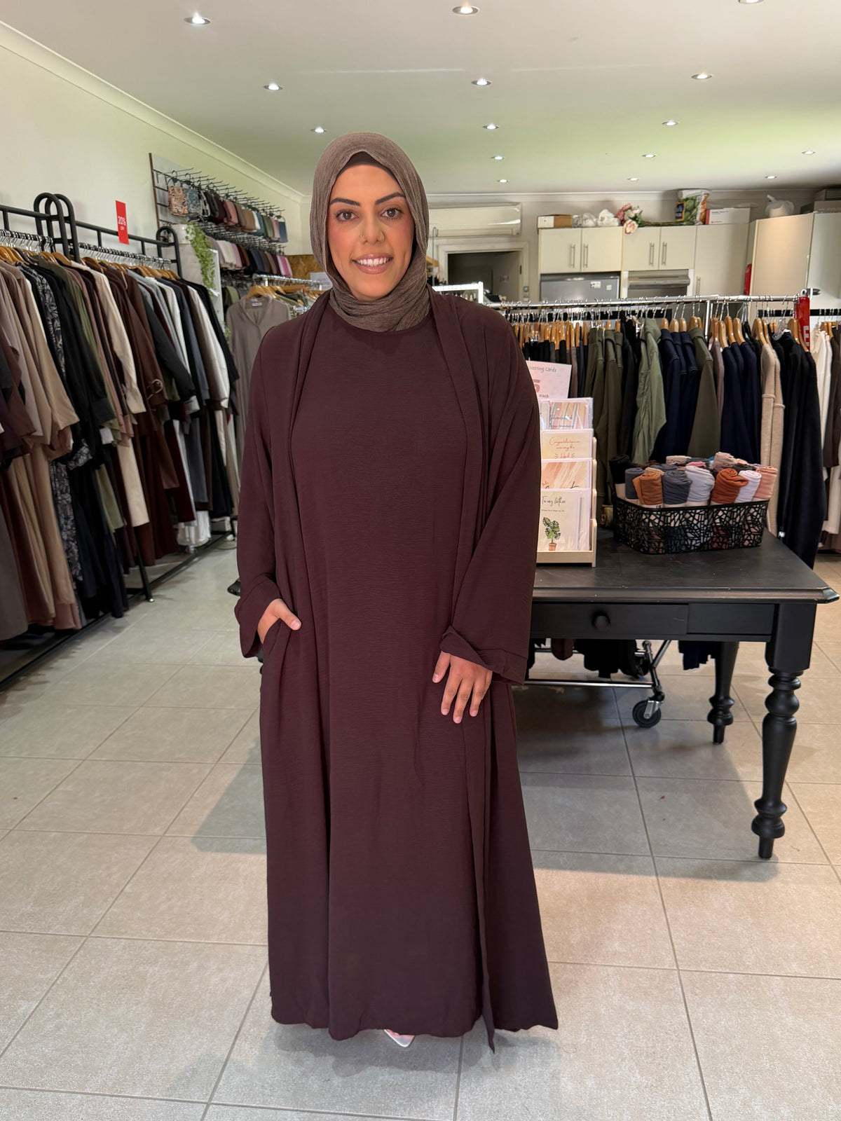 Sleeveless Dress Abaya