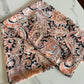Chiffon Square - Black/ Orange