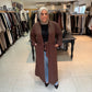 Farah Cape - Chocolate