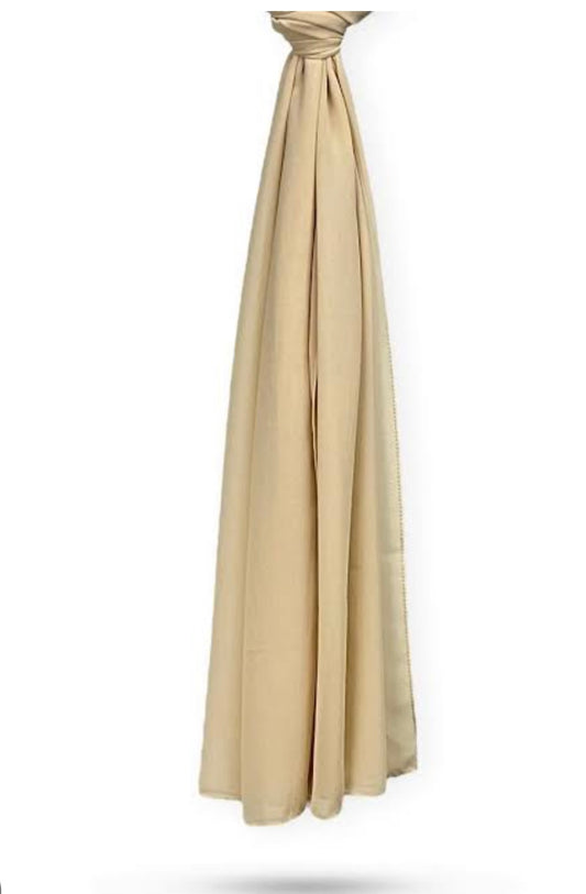 Chiffon Shawl - Gold