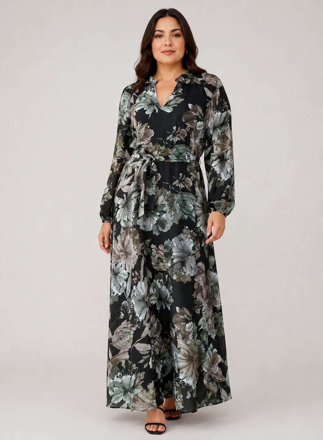 Floral Dress - Plus Size
