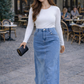 Gabby Denim Skirt