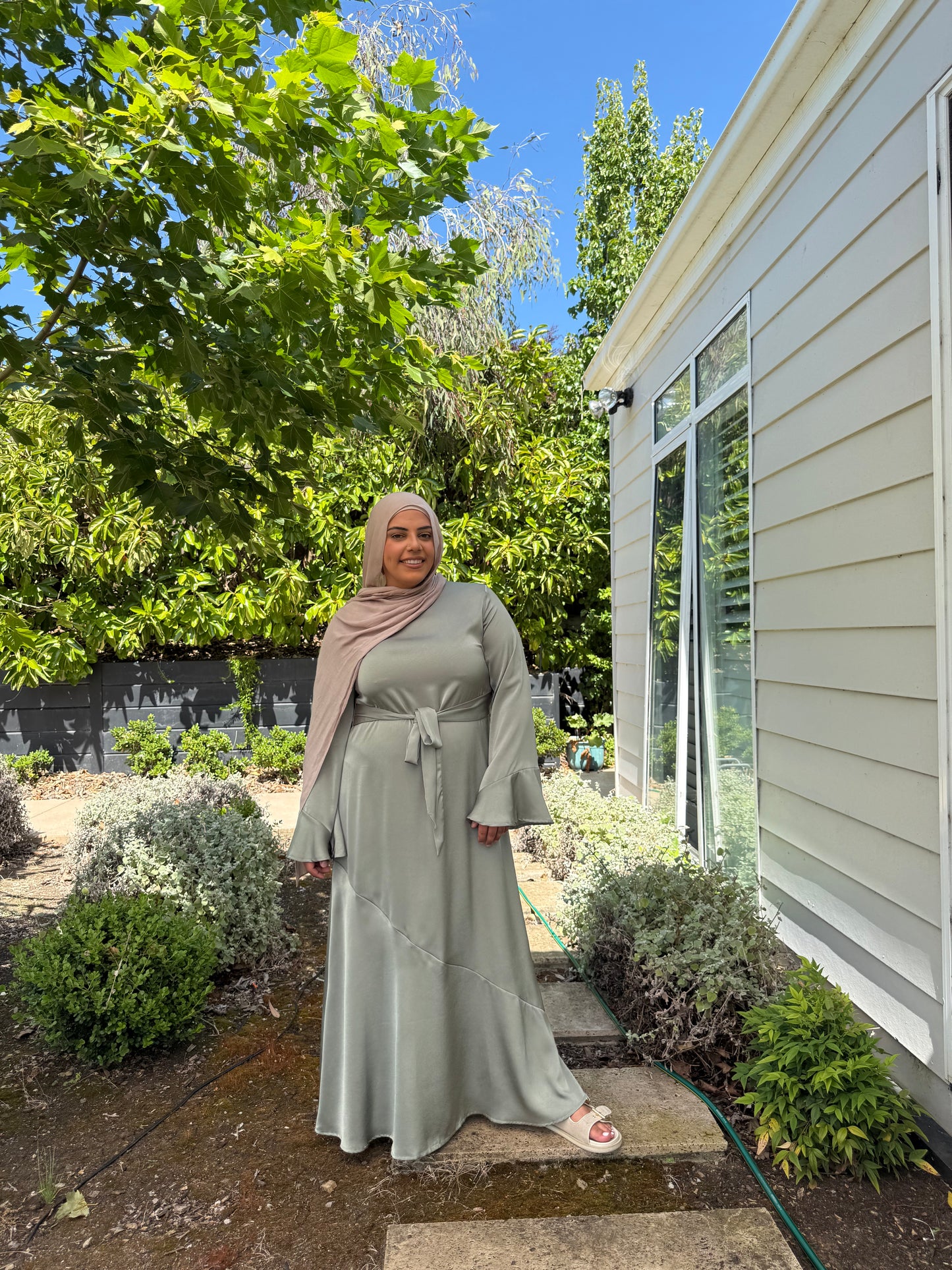 Beatrice Satin Dress