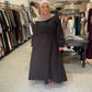 Side gathered dress