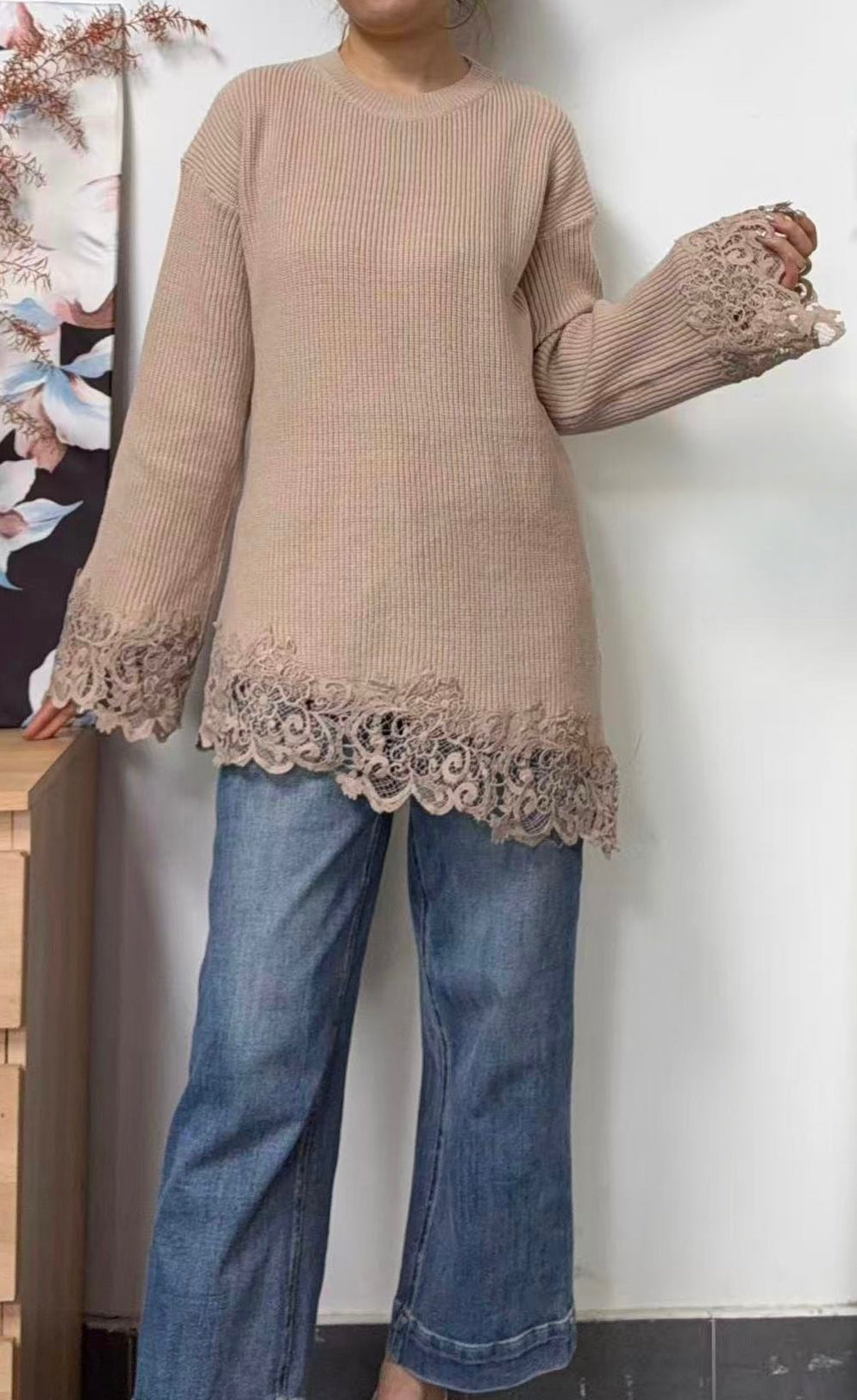 Lace Knit Top