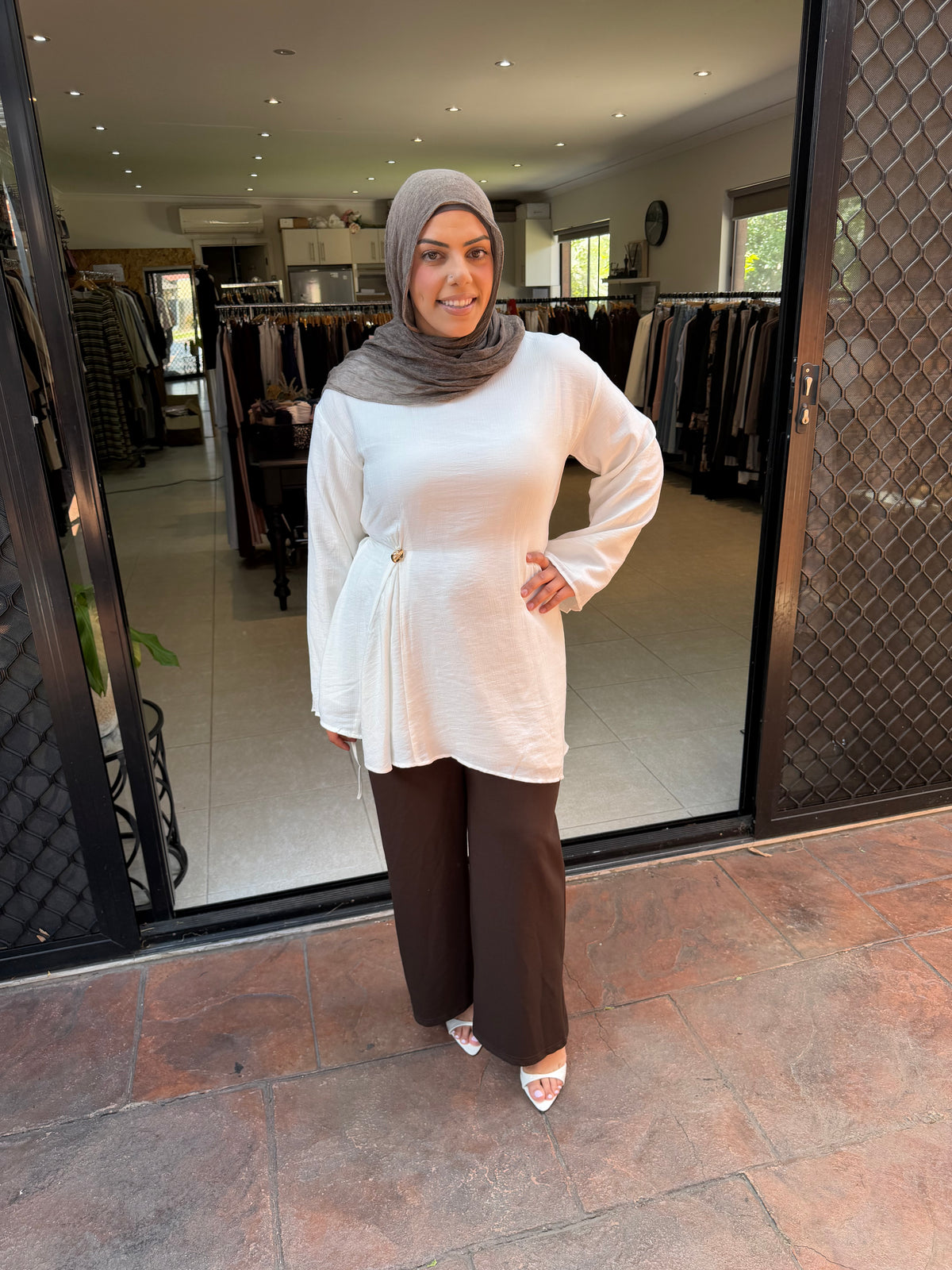 Chad Button Top